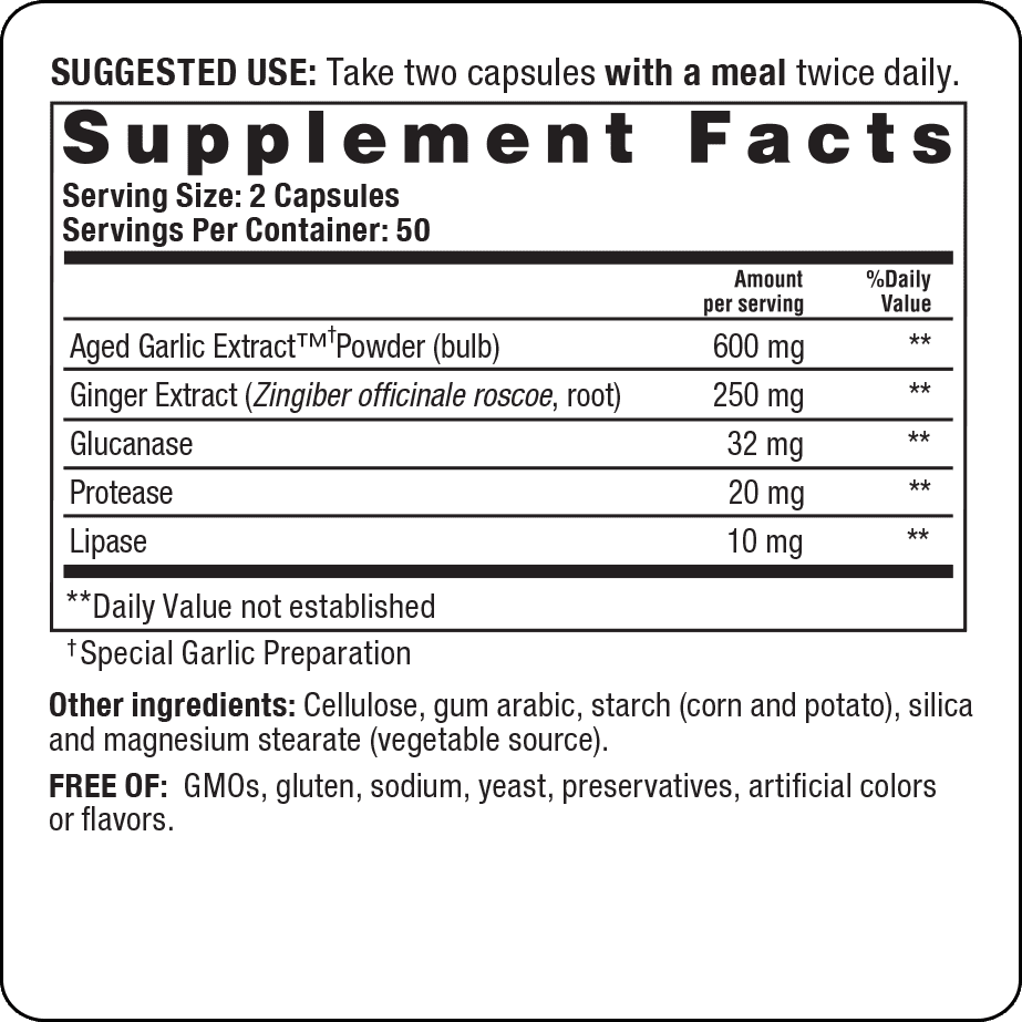 Wakunaga Kyolic Formula 102 Candida Cleanse & Digestion Supplement