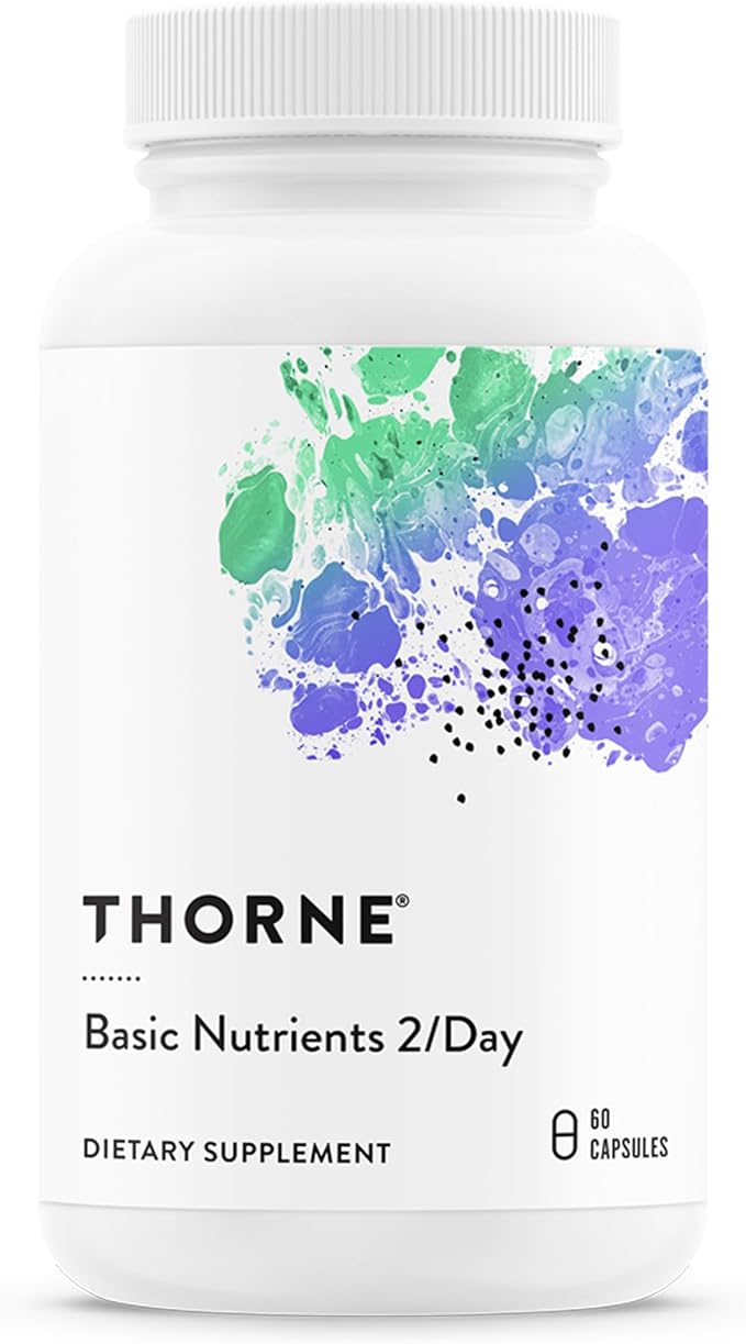 Thorne Basic Nutrients 2/Day Daily Multivitamin 60 Capsules