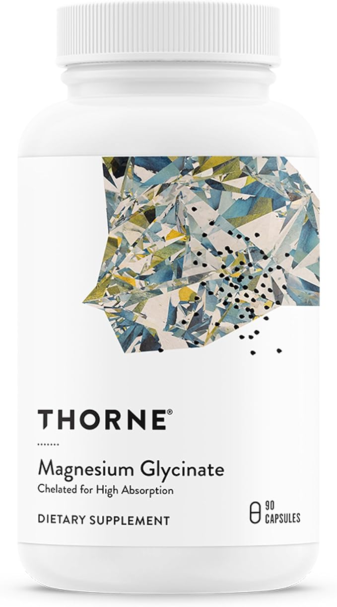 THORNE Magnesium Glycinate Capsules Chelated 90 Servings