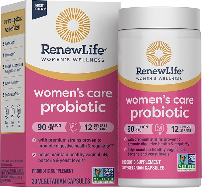 Renew Life Women's Probiotic Capsules 90 Billion CFU 30 Count