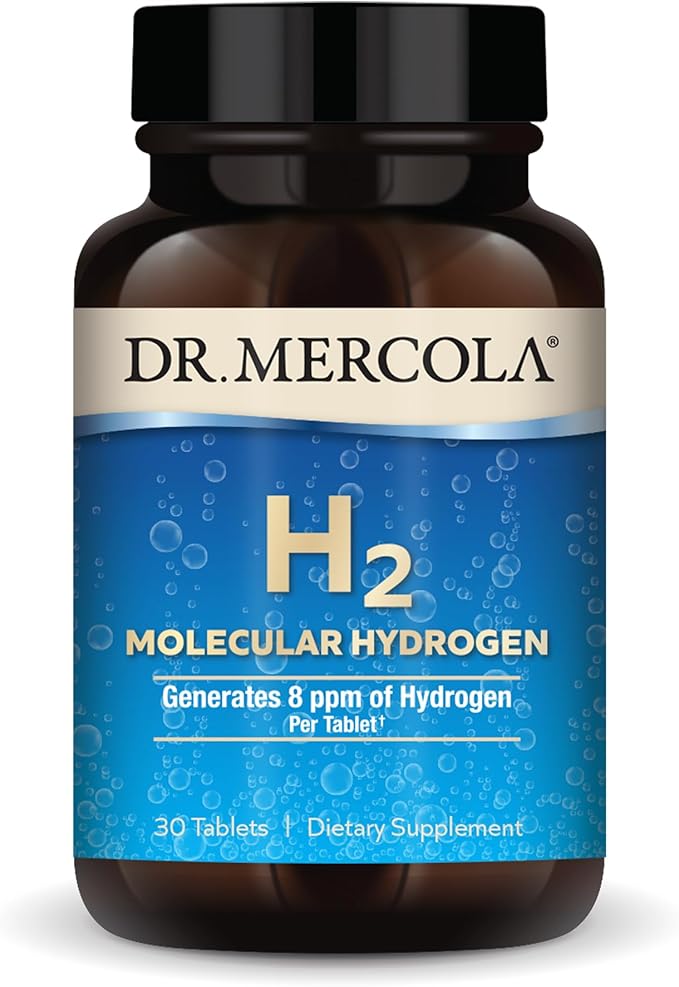 Dr. Mercola H2 Molecular Hydrogen Supplement Tablets 30 Count