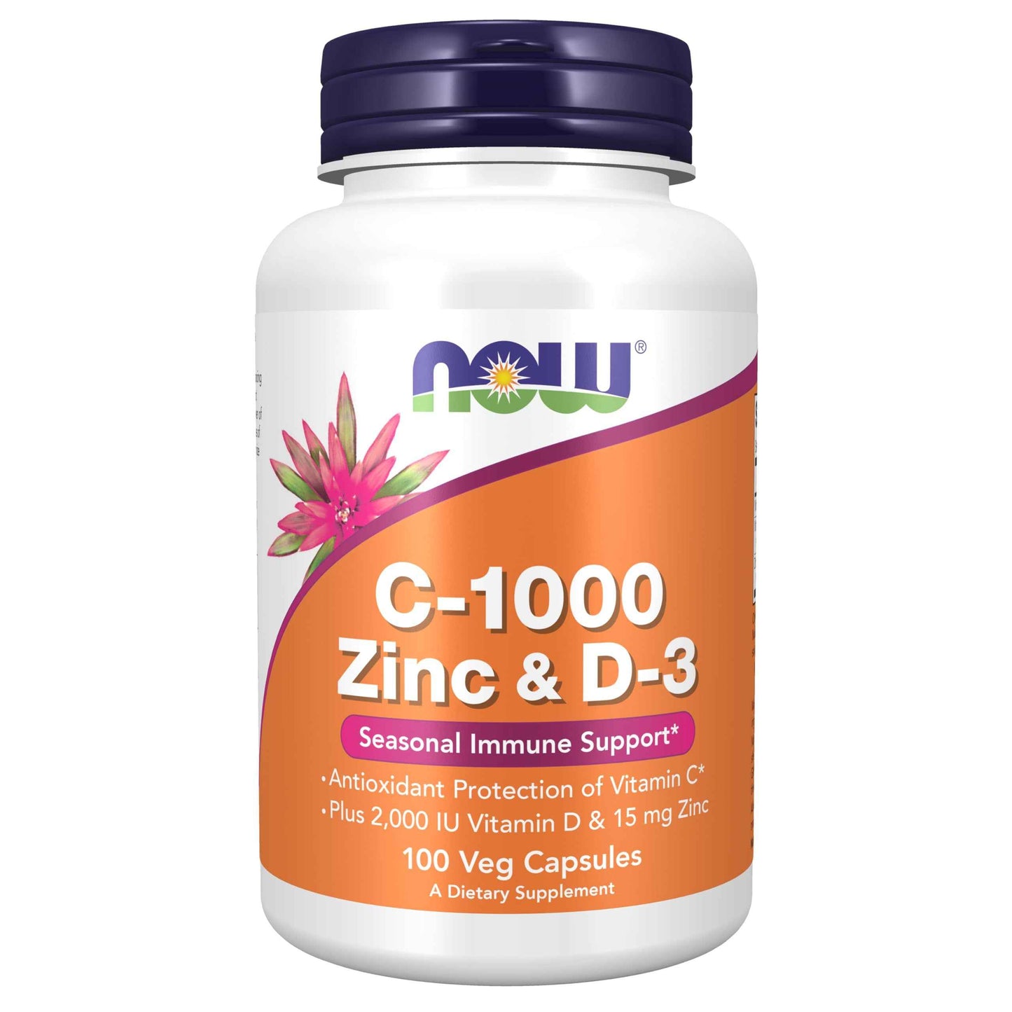 Now s, C-1000 Zinc & D-3, Seasonal Immune Support