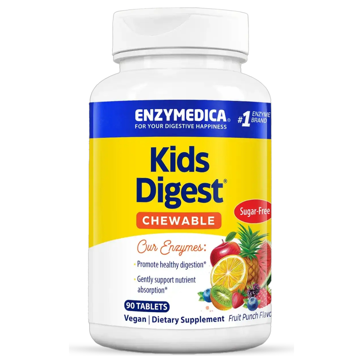 Enzymedica Kids Digest Chewable Digestive Enzyme Supplement Berry - VitaBuy