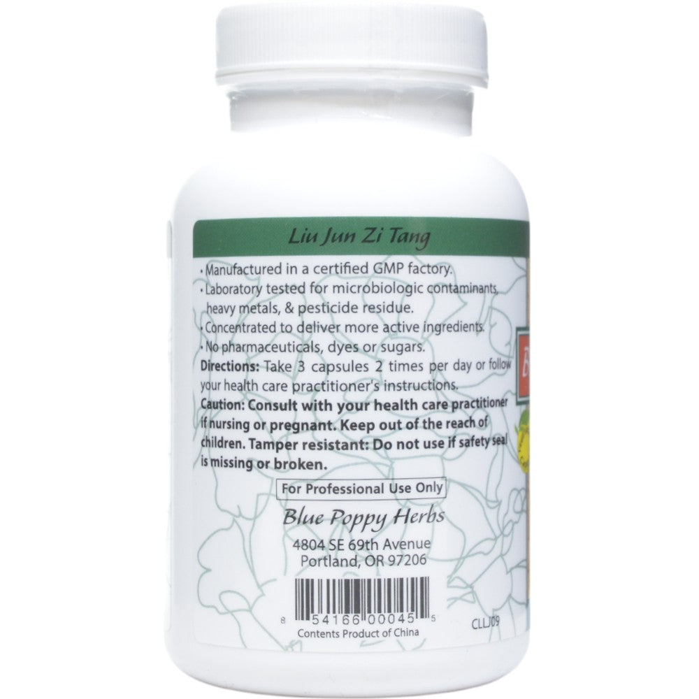 Blue Poppy Liu Jun Zi Tang Six Gentlemen Formula 120 Capsules - VitaBuy