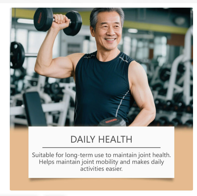 VitaBuy joint health support capsules in a bottle, dietary supplement for joint pain relief and mobility enhancement.