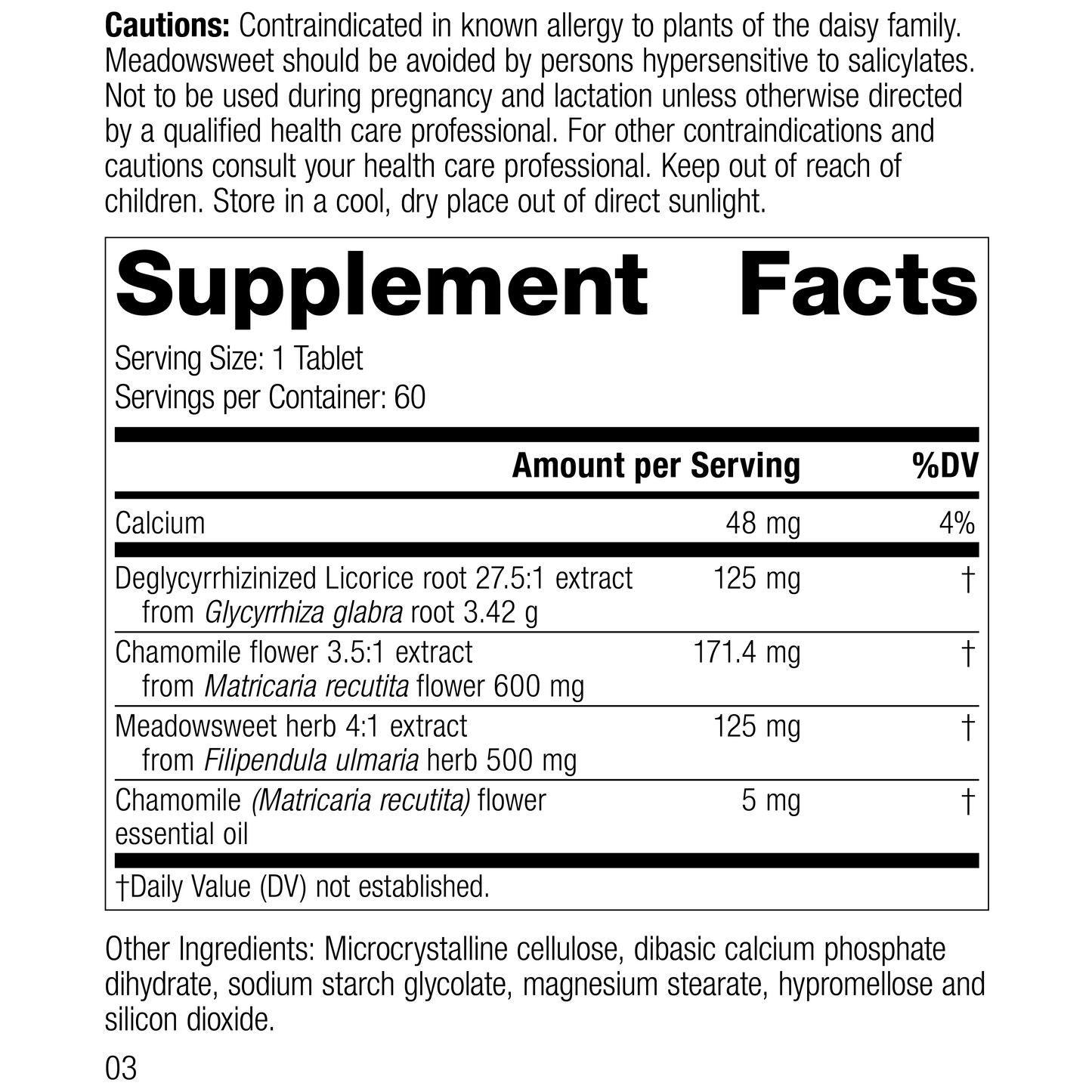 MediHerb HiPep Digestive Support Supplement 60 Tablets
