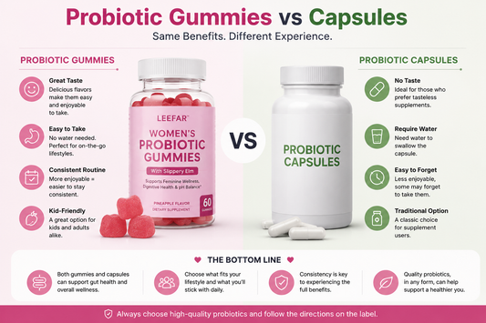 Probiotic Gummies vs. Capsules: Which is Right for You?
