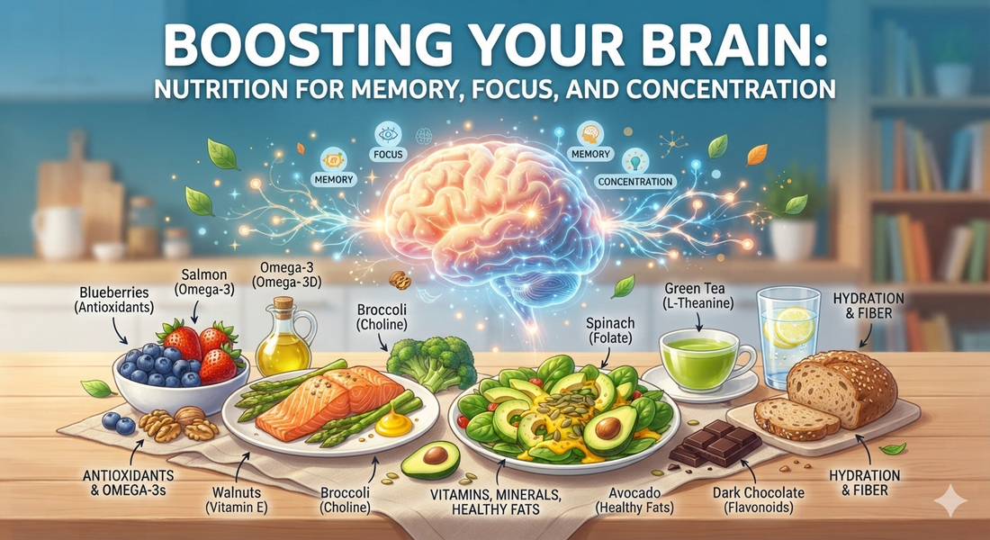 Boosting Your Brain: Nutrition for Memory, Focus, and Concentration