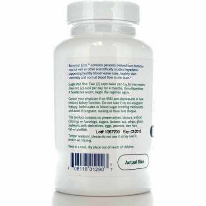 Vitanica Butterbur Extra Allergy Relief Supplement 120 Capsules