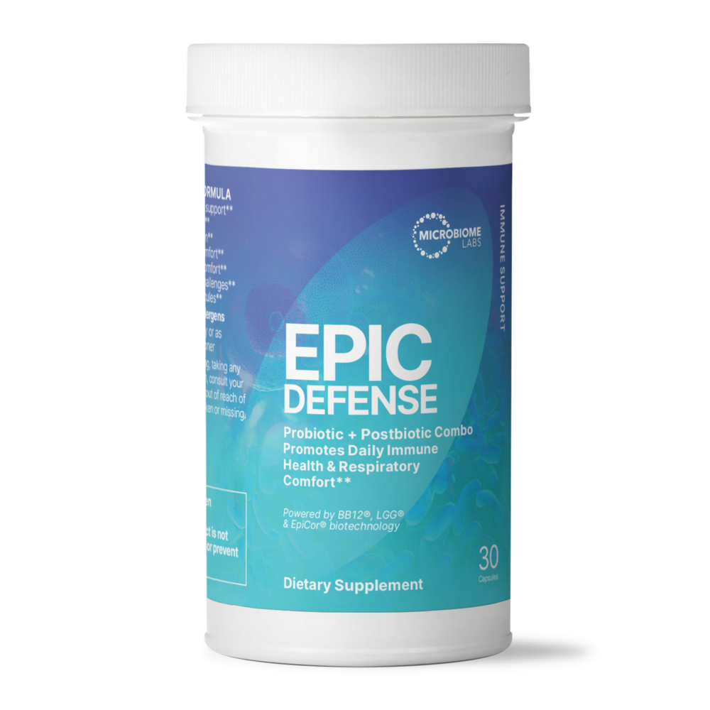 Microbiome Labs EpicDefense Immune Support Supplement 30 Capsules - VitaBuy