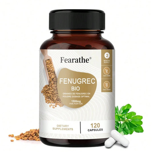 Fenugreek Capsules 1500mg for Women - 120 Count - VitaBuy
