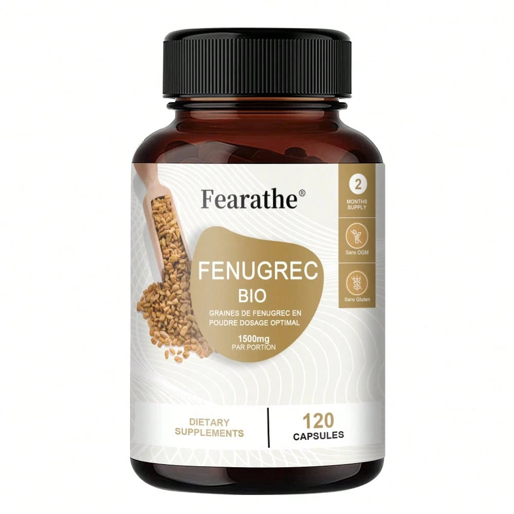 Fenugreek Capsules 1500mg for Women - 120 Count - VitaBuy