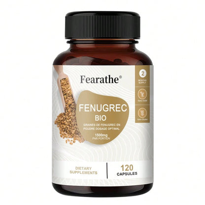 Fenugreek Capsules 1500mg for Women - 120 Count - VitaBuy
