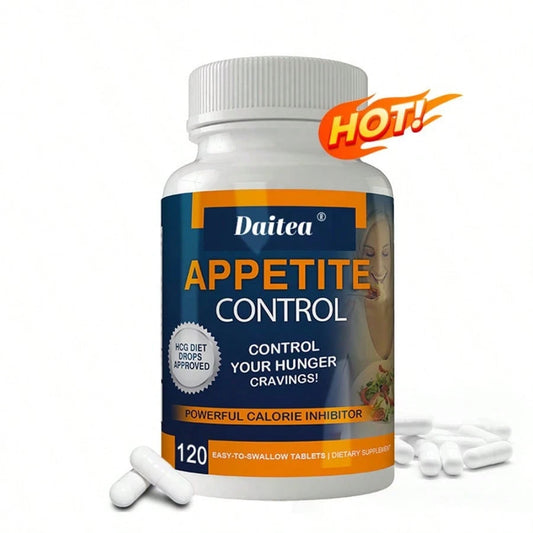 Appetite Control Supplement - Vitamin C & Garcinia - 120 Capsules - VitaBuy