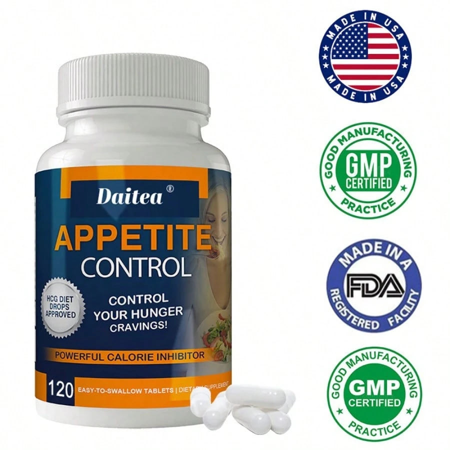 Appetite Control Supplement - Vitamin C & Garcinia - 120 Capsules - VitaBuy