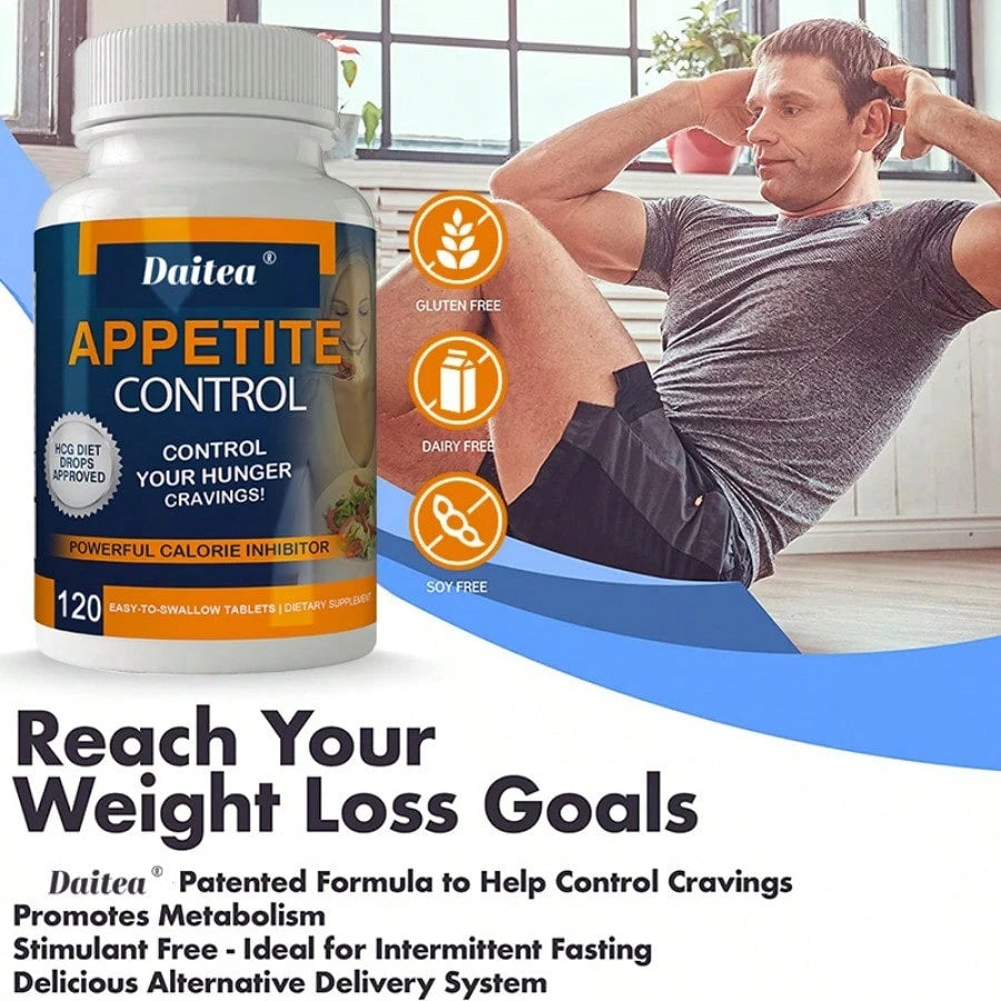 Appetite Control Supplement - Vitamin C & Garcinia - 120 Capsules - VitaBuy
