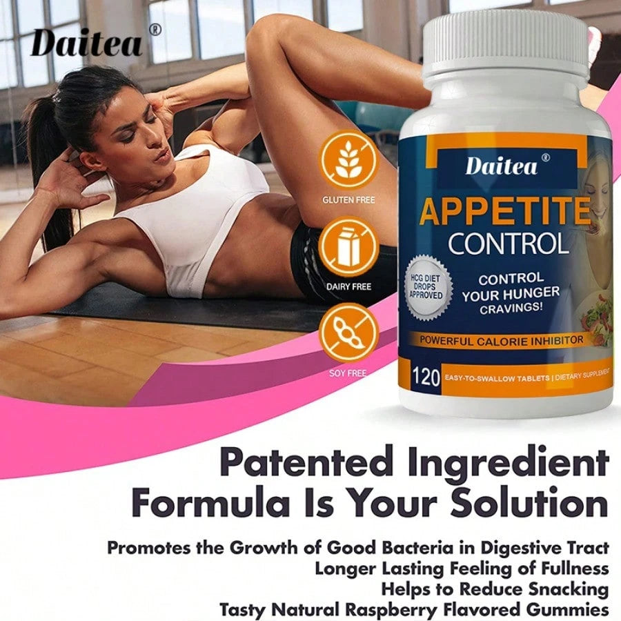Appetite Control Supplement - Vitamin C & Garcinia - 120 Capsules - VitaBuy