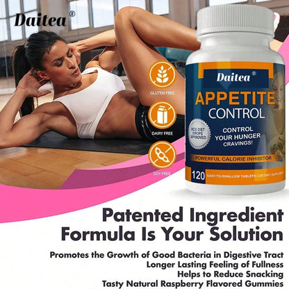 Appetite Control Supplement - Vitamin C & Garcinia - 120 Capsules - VitaBuy