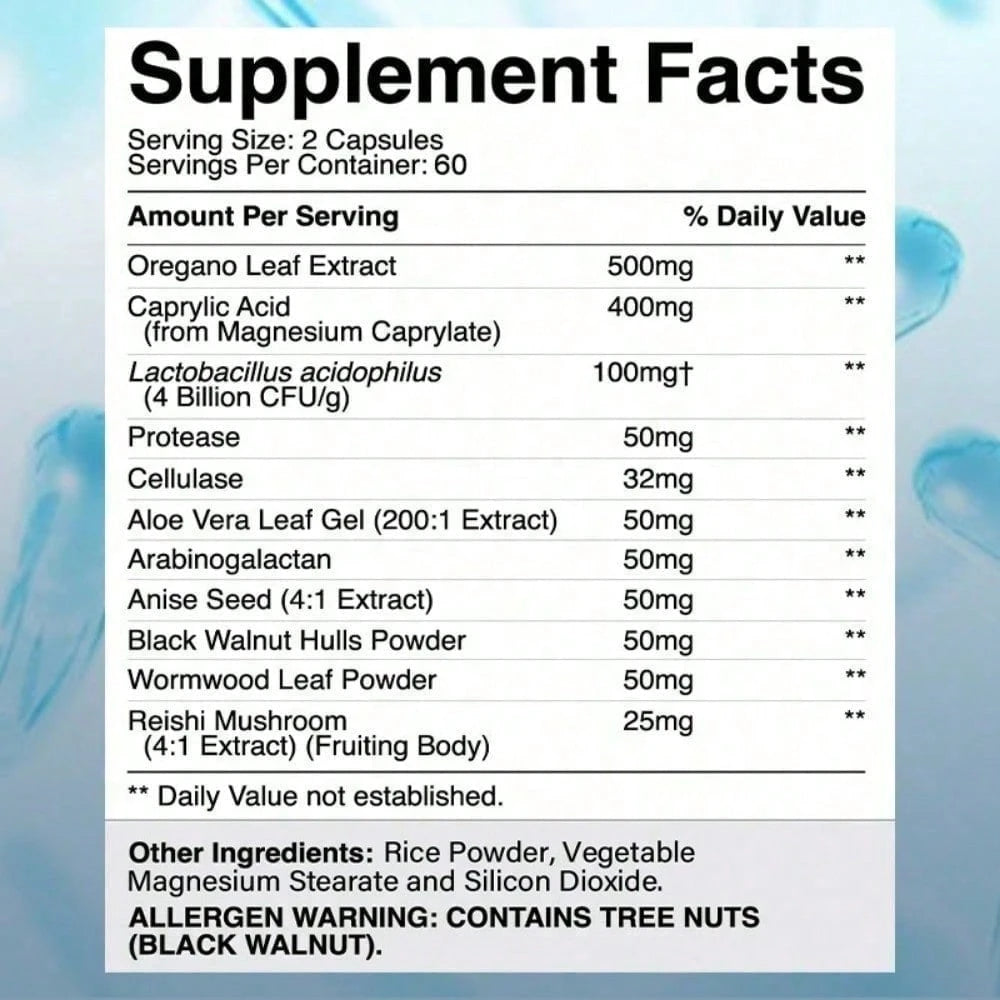 Candida Complex 120 Capsules - Probiotics & Prebiotics Gut Support - VitaBuy