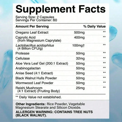 Candida Complex 120 Capsules - Probiotics & Prebiotics Gut Support - VitaBuy
