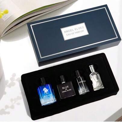 Men's Cologne Set 4 In 1 Set, Fresh Lemon Scent 1.01 Oz Long Lasting Fragrance Set Perfect - VitaBuy