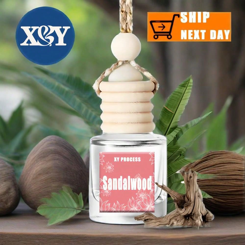 XY Process Car Air Freshener Hanging Diffuser Glass