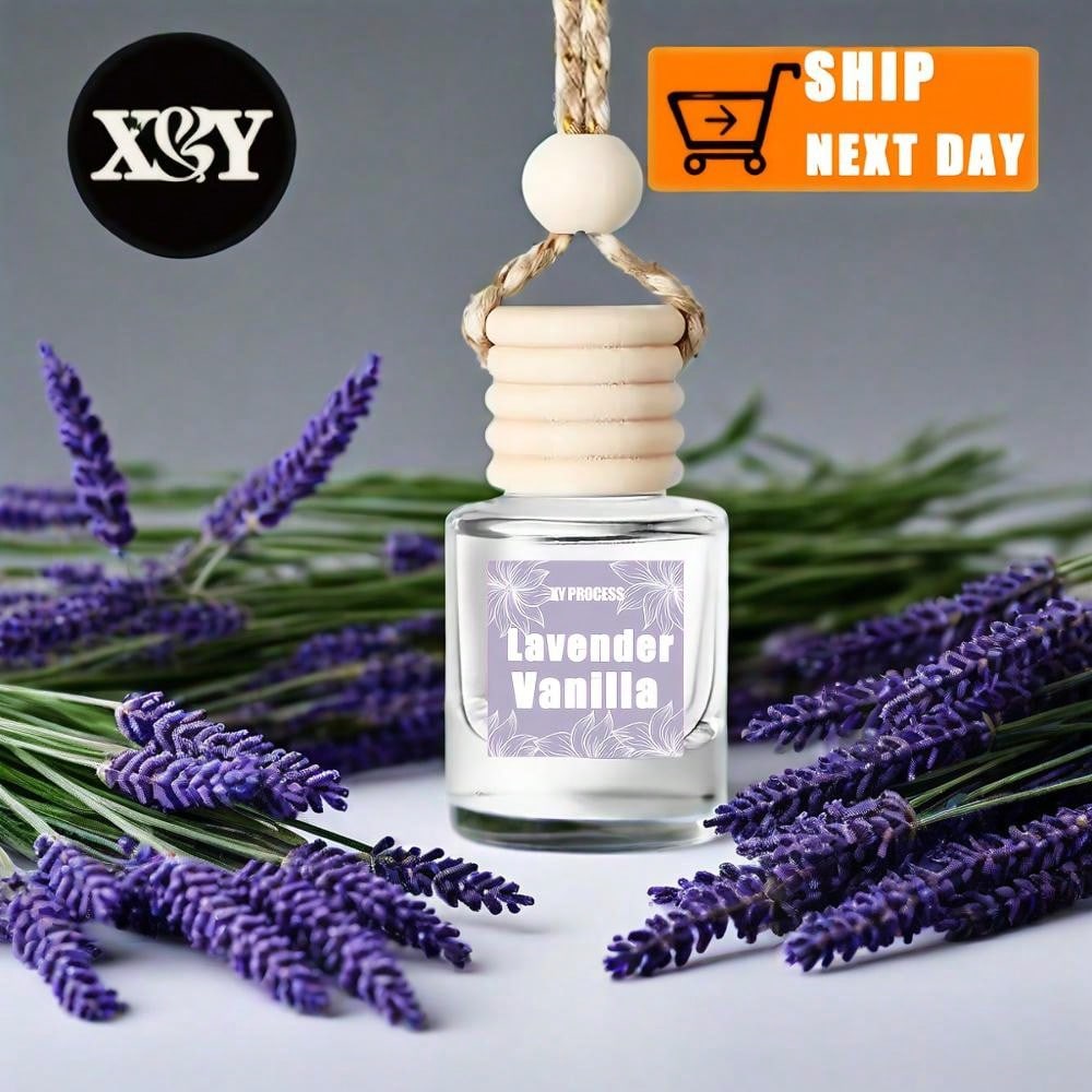 XY Process Car Air Freshener Hanging Diffuser Glass
