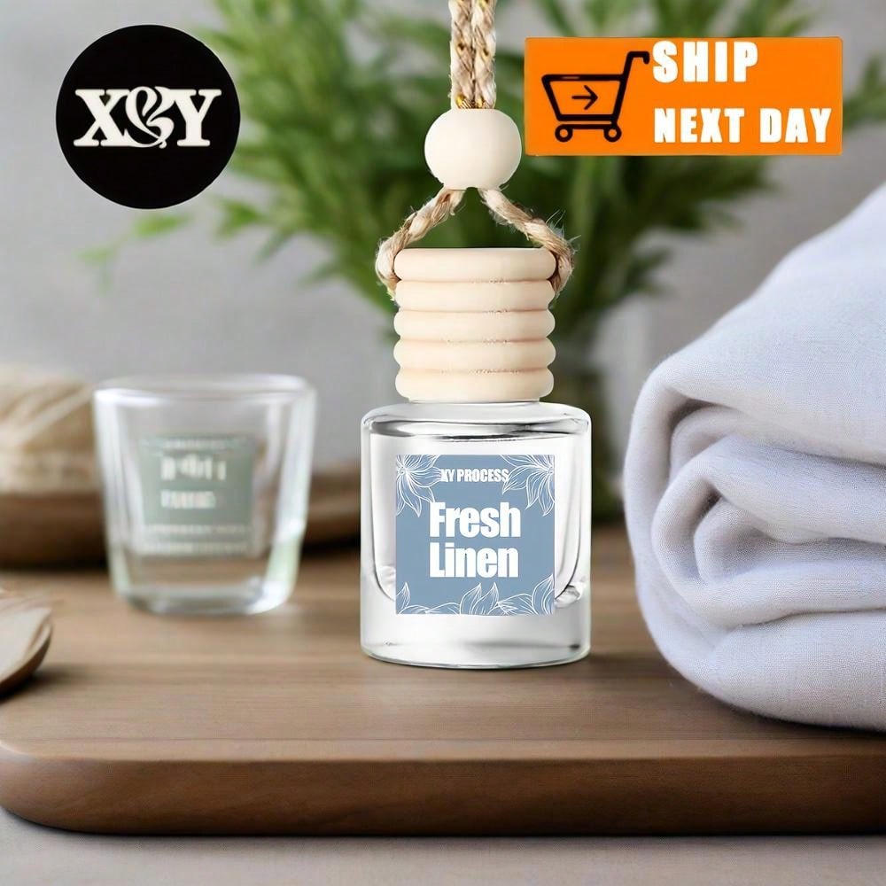XY Process Car Air Freshener Hanging Diffuser Glass