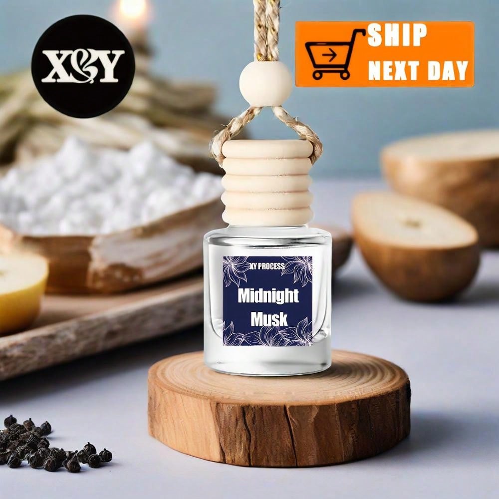XY Process Car Air Freshener Hanging Diffuser Glass