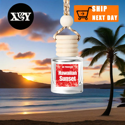 XY Process Car Air Freshener Hanging Diffuser Glass