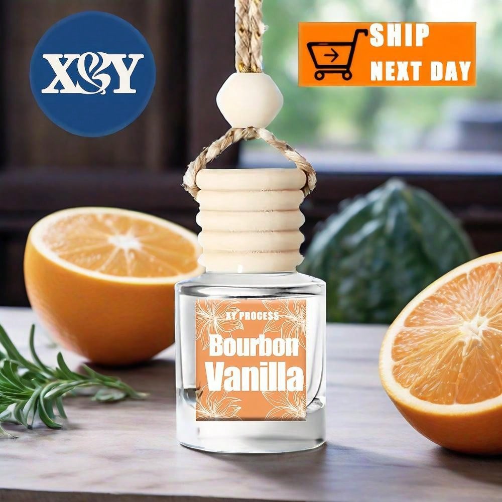 XY Process Car Air Freshener Hanging Diffuser Glass
