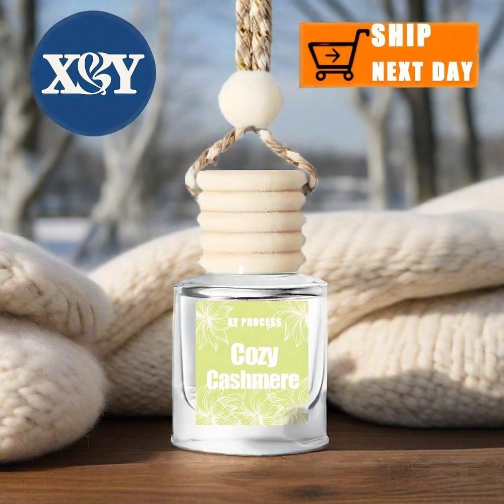 XY Process Car Air Freshener Hanging Diffuser Glass