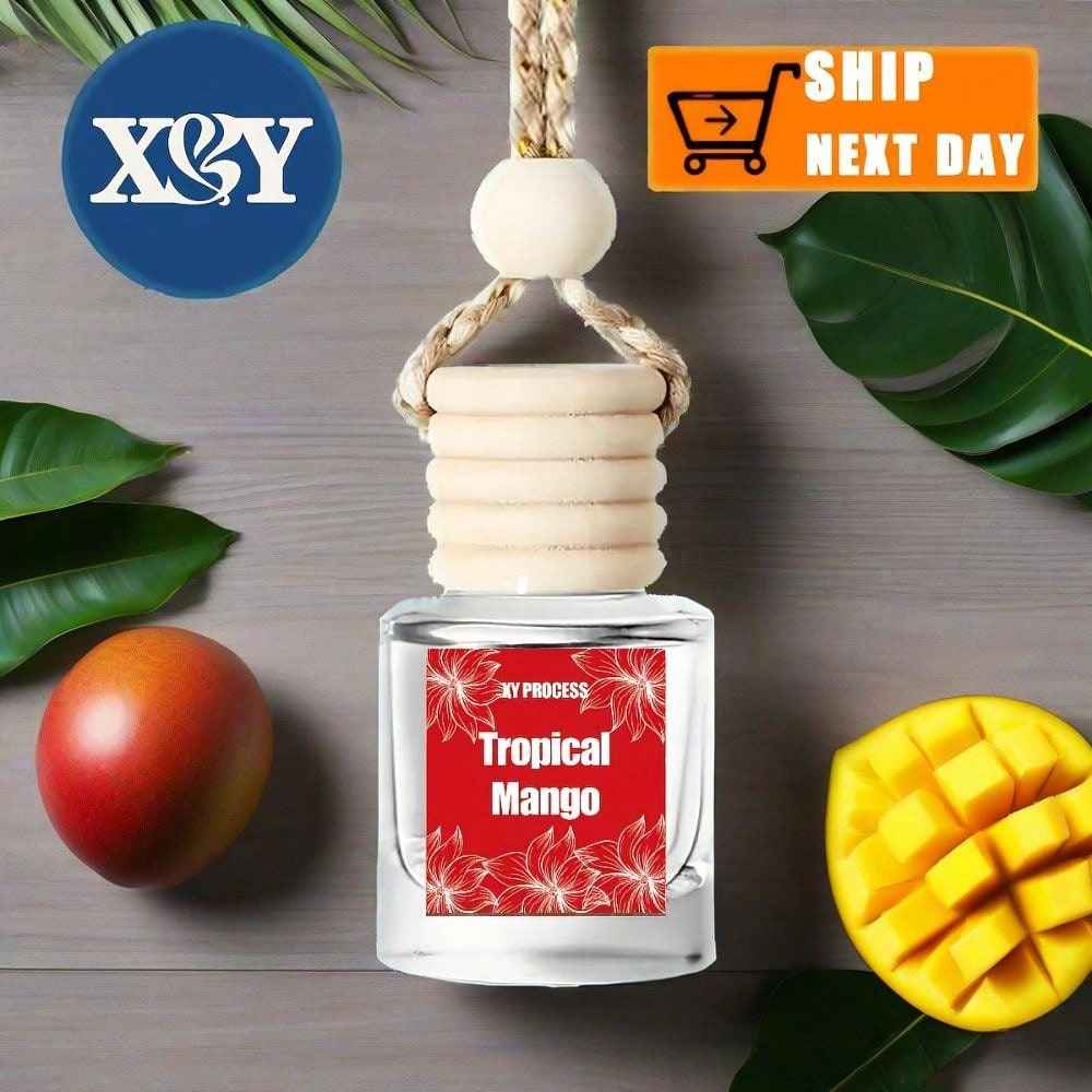 XY Process Car Air Freshener Hanging Diffuser Glass