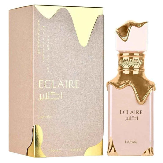 Lattafa Eclaire Eau De Parfum 3.4 Oz Gourmand Vanilla Perfume For Women