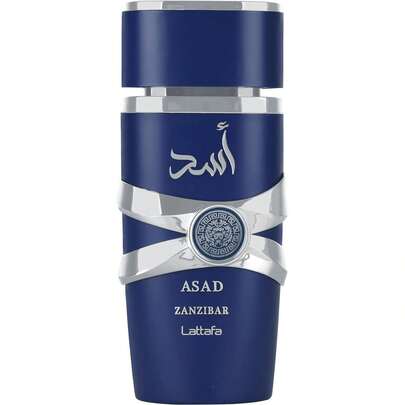 Lattafa Asad Zanzibar Eau De Parfum 3.4 Fl Oz / 100ml - Fresh Spicy Vanilla Coconut Men's - VitaBuy