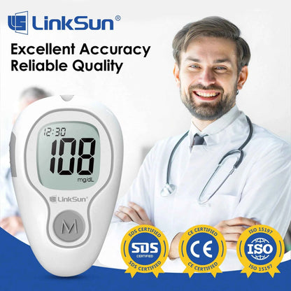 LinkSun G-425-3 Blood Glucose Monitor Kit