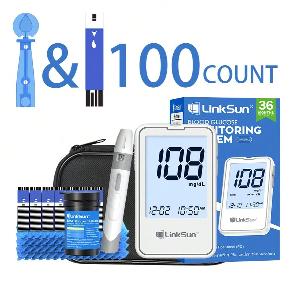 LinkSun G-425-2 Blood Glucose Monitor Kit