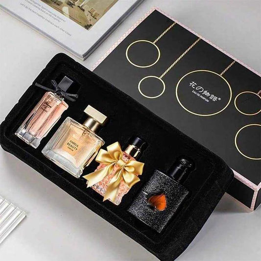 Story of Love Ladies' Perfume Set 4 Floral and Fruity Fragrances 0.85 fl Oz