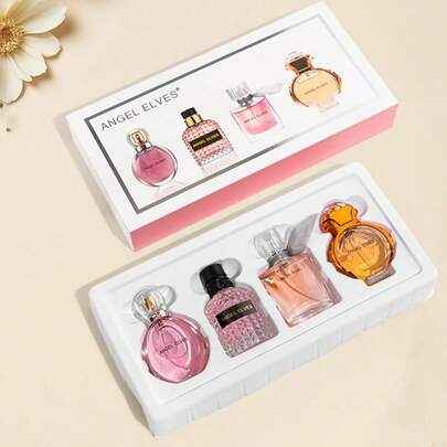 JEAN MISS Women's Perfume Gift Set, 4 In 1, 1.01 Oz, Long-Lasting 24-Hour