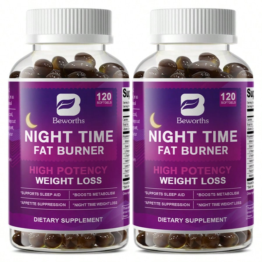 B BEWORTHS Nighttime Support Capsules Green Coffee White Kidney L-Tryptophan
