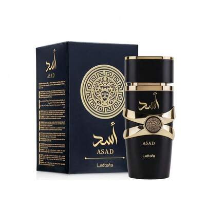 Lattafa Asad Eau De Parfum 100ml/3.4oz For Men - Iconic Masculine Fragrance With Spicy Black - VitaBuy
