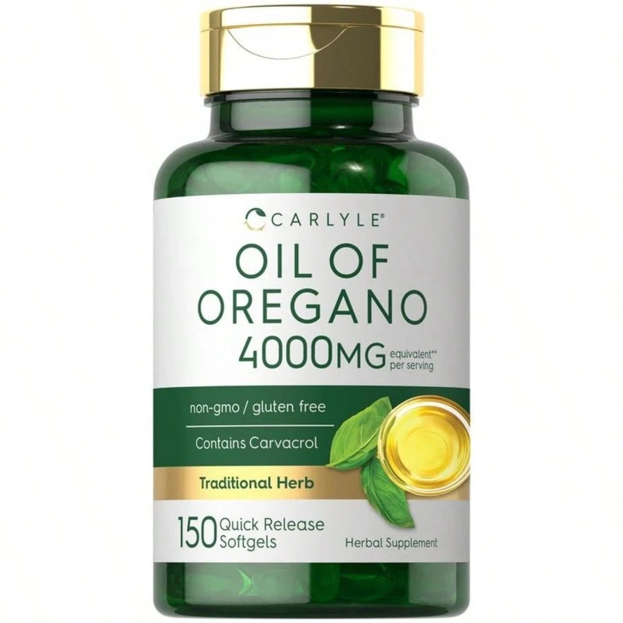 Carlyle Oregano Oil 4000mg - 150 Softgels Non-GMO - VitaBuy