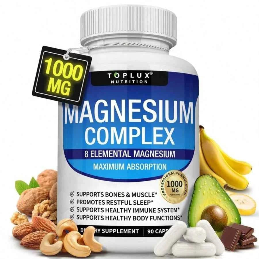 Generic 8 Essential Magnesium Complex Fitness Nutritional Supplement