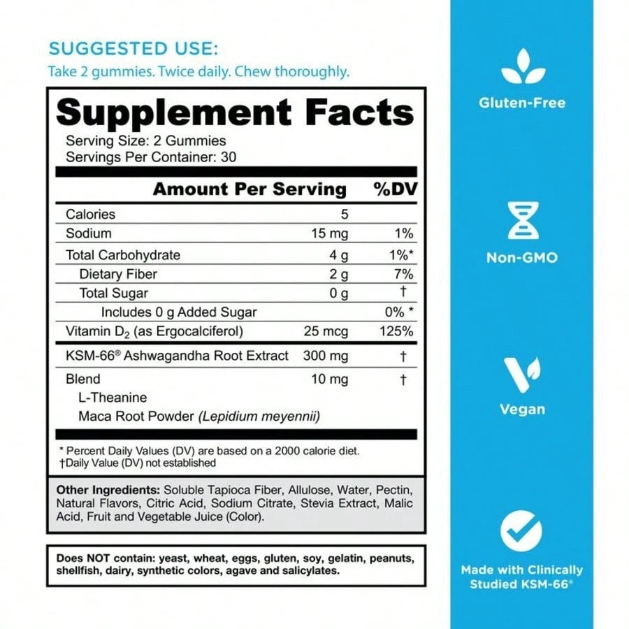 VPOAJ Zero Sugar 3-In-1 Gummy Trio - Probiotics & ACV Vegan - VitaBuy