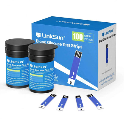 Linksun Diabetic Blood Test Strips - 100 Count