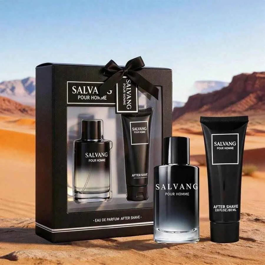 Wish Men's Eau De Toilette & Shaving Lotion Gift Set 3.4 oz 2.8 oz