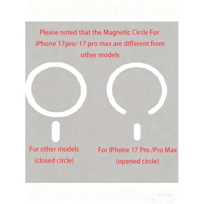 Clear Transparent Magnetic Charging Phone Case for iPhone