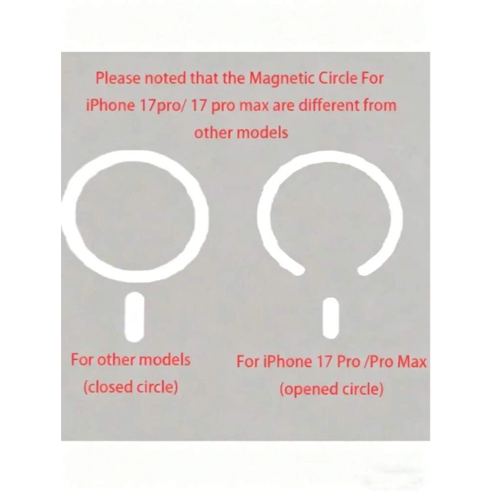 Clear Transparent Magnetic Charging Phone Case for iPhone