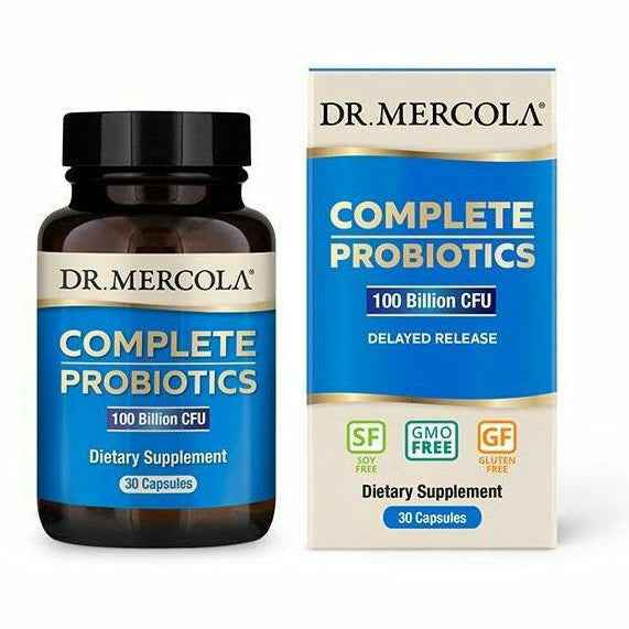 Dr. Mercola Complete Probiotics Supplement 100 Billion CFU 30 Capsules