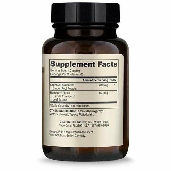 Dr. Mercola Fermented Ginger Digestive Support Supplement 60 Capsules - VitaBuy